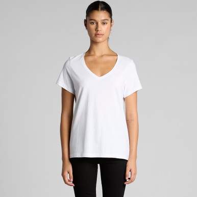 Wo’s Maple V Neck Tee