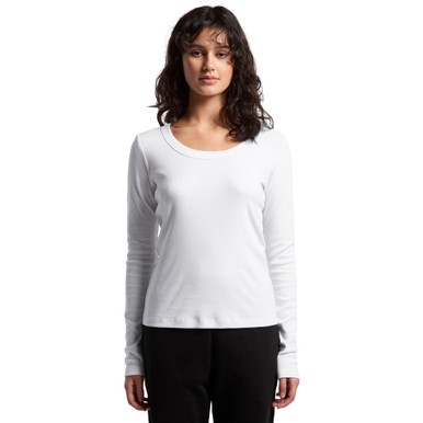 Wo’s Organic Baby Rib L/S Tee