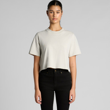 Wo’s Heavy Faded Crop Tee