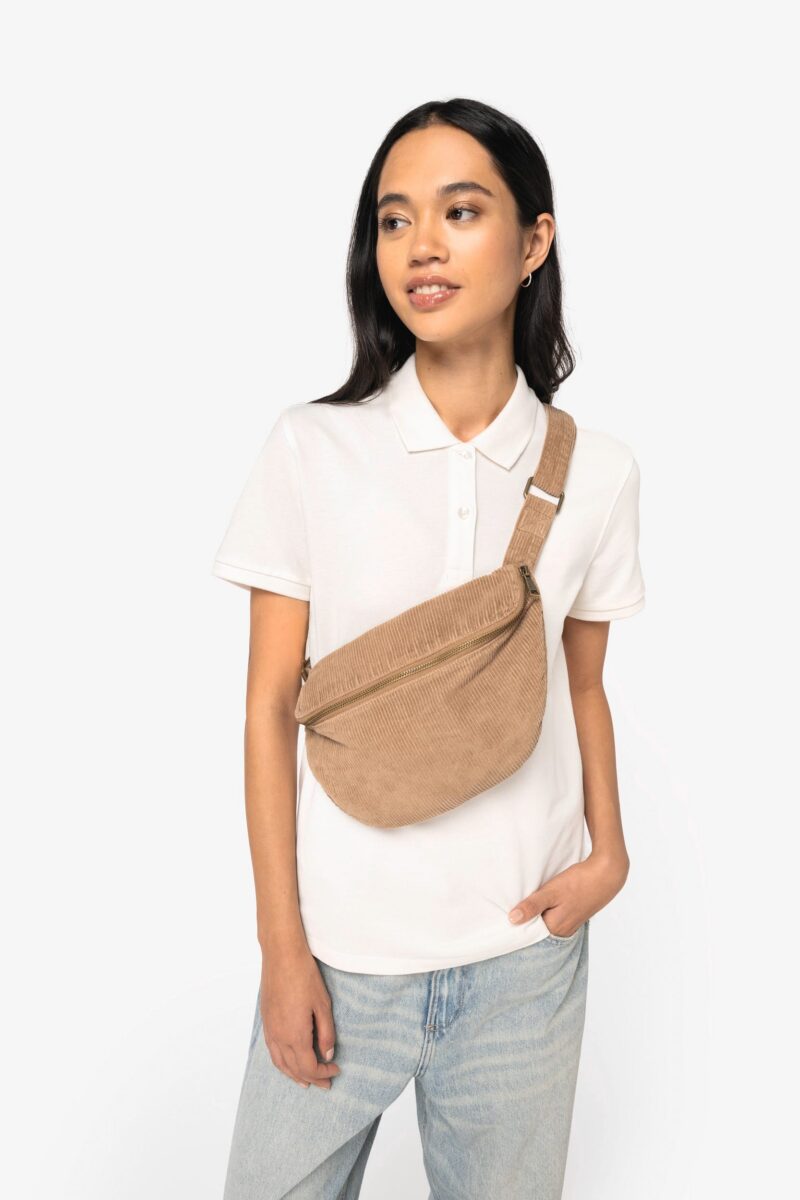 Ausgewaschener Gürteltasche aus Kord