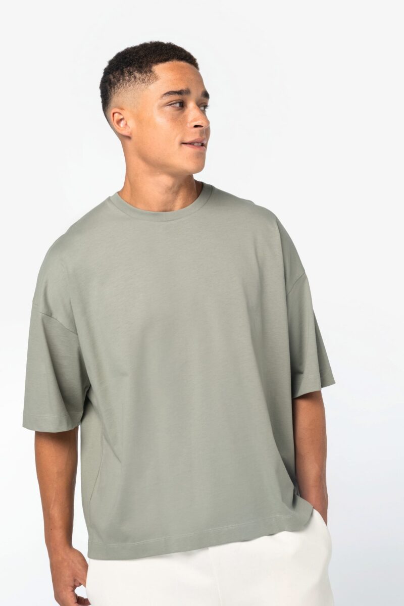 Umweltfreundliches Boxy-T-Shirt mit überschnittener Schulterpartie für Herren