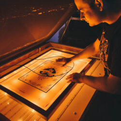 Siebdruck Belichtung für Roots & Souls