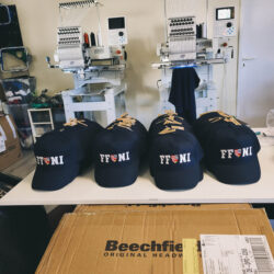 Bestickung Kappen für Feuerwehr Neu-Isenburg