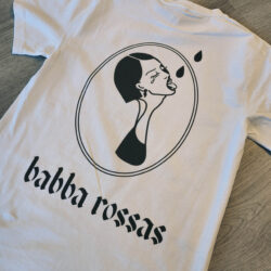 Siebdruck Rücken für Babba Rossas