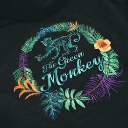 Oversize Rückenstick für The Green Monkey Frankfurt