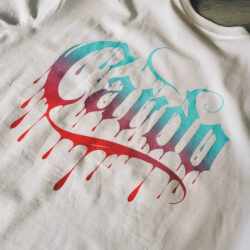 Split Fountain Siebdruck für Cardo