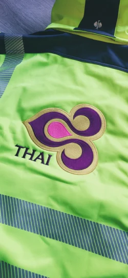 Bestickung für Thai Airways